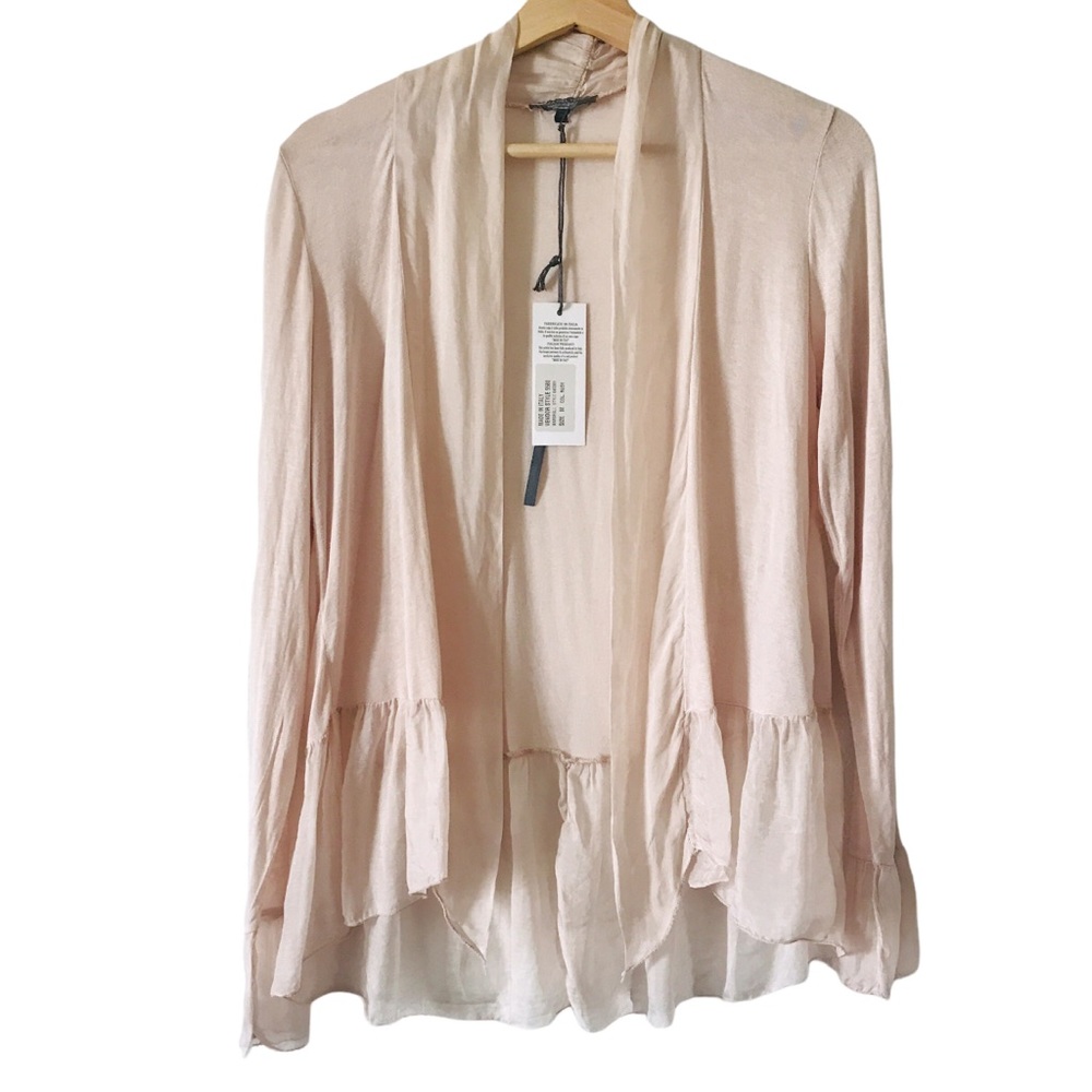 Piazza del tempio pink cardigan